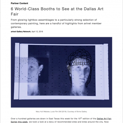 artnet: 6 World-Class Booths to See at the Dallas Art Fair