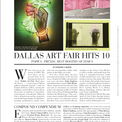Paper City: Dallas Art Fair Hits 10