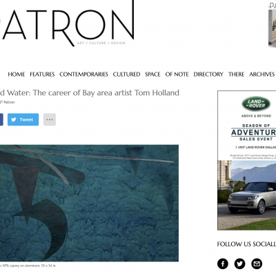 Birds and Water: The Career of Bay Area Artist Tom Holland [Patron Magazine interview]